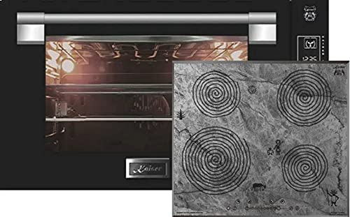 Kaiser Juego de cocina de inducción EH 9309+KCT 6705 FI Ära, horno empotrable 90 cm 105L vidrio negro+placa de inducción 60 cm