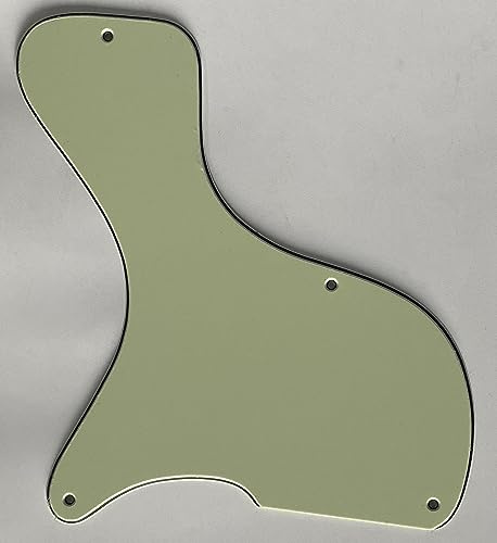 Schlagbrett für Gibson Les Paul Junior 1958 DC Gitarre Pickguard Schlagbrett (3-lagig, Vintage-Grün)