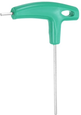 sourcing map Clé hexagonale avec poignée en T - Bras de 7,6 cm de long - 3 mm - En acier au carbone - Clé hexagonale intérieure - Outil de réparation pour l'entretien automobile et domestique