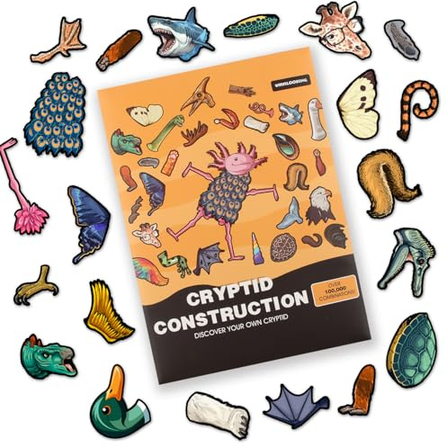 Cryptid Construction kit, Monster Fridge Magnet Creature Creation Kit, Magnetic Animals by VMNlooking (Magnet)