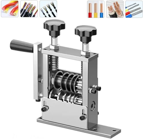 LHQYA Máquina Peladora Cables Manual 6 Orificios, Máquina Peladora Cables, Rango Pelado: 1-21 Mm/se Puede Conectar a Un Taladro Eléctrico/no Fácil Cambiar, Se Utiliza para Pelar Cables
