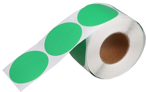 JEWEDECO 1rolle Runde Selbstklebende Etiketten Thermische Druckeretiketten Für Und Preisbeschriftungen Beschreibbar Für Lagerorganisation Und Versand