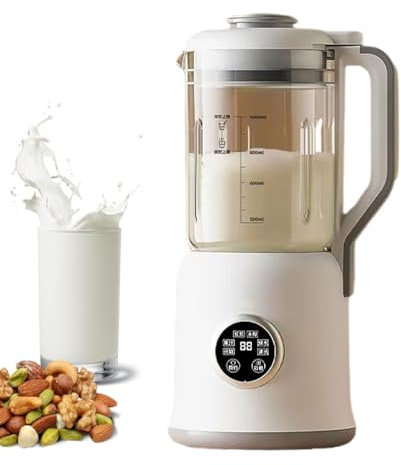 XoTiq Nut Milk Maker Machine, Soy Milk Maker, 1000ML Juicer Soy Milk Machine, Electric Juicer Portable Blender Wall Breaking Machine, Multi Functional Self-Cleaning Automatic Soy Milk Maker Machine
