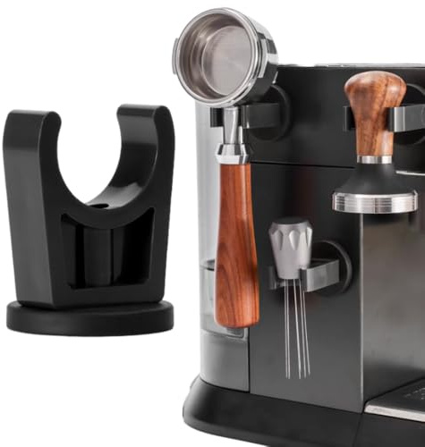 OULIGET Wall Mounted Magnetic Hand Tamper Holder,Portafilter Organizer Fit for Storage 51, 54, 58MM Espresso Tamper,Portafilter,Espresso Coffee Stirrer,1Pieces
