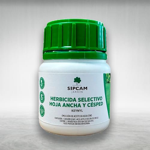 Herbicida contra Malas Hierbas de Hoja Ancha y Césped | Formato 100 ml (Para 1000 m2) | Fluroxipir 20% p/v | Herbicida Control selectivo contra hoja ancha MUY EFICAZ | Sipcam Jardin | Nexum Market
