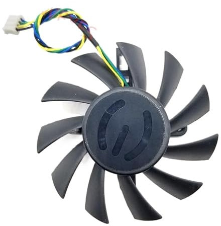 Ventilateur de carte graphique DASA0815R2U for GTX460 550TI, 12 V CC, 0,60 A, 75 mm de diamètre, refroidissement à 4 broches