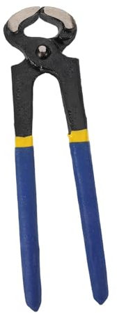Didiseaon Alicate para Recortar Pezuñas de Cabra y Caballo de Metal Azul Mango Cómodo Herramienta para Reparar Herraduras y Recortar Pezuñas en Ovejas
