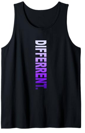Gráfico morado diferente en morado Camiseta sin Mangas