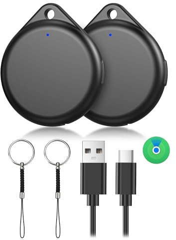 TECKNET Air Tracker Tag (2er Pack) mit USB C Aufladen (nur iOS)