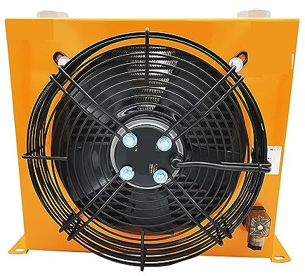 Ventilateur Soufflant, AH1012T-CA Refroidisseur d'air hydraulique Grue montée sur camion Refroidisseur de refroidissement de réservoir de carburant modifié Radiateur d'huile refroidi par air(12V)