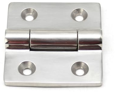 Bisagras grandes de fundición de precisión de acero inoxidable for equipos eléctricos, accesorios de hardware de alta resistencia, 1 pieza(125mmx100mmx6mm-T)