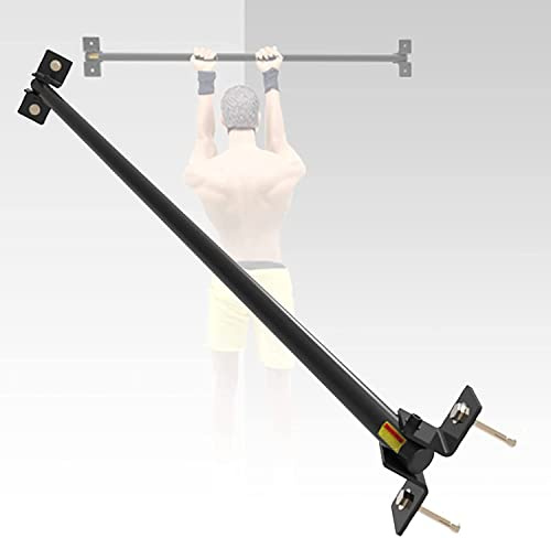 Klimmzugstange, Klimmzugstange 120 cm an der Wand, Stahlstab für Dip Wand