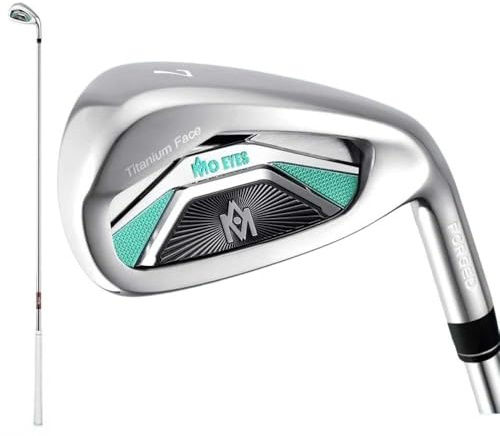 Ferro da golf #7 32 gradi Loft Professional Precision Made in Right Hand Golf Club Ferri per donne e uomini con asta in acciaio grafite ideale per mazze singole (#7, con albero in acciaio)