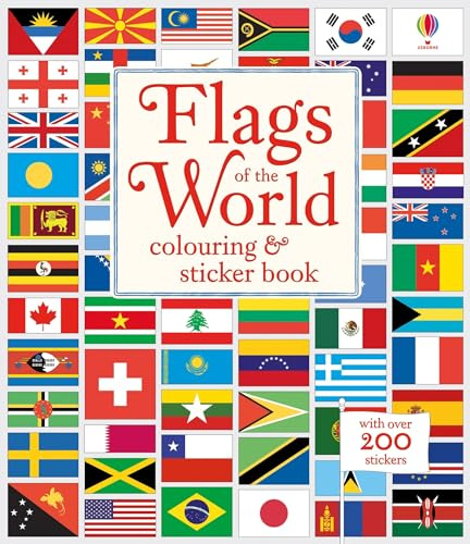 Flags of the World Colouring & Sticker Book: 1 (Sticker and Colouring Book)