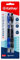Kathay 86210599 Gelstifte, Blau und Schwarz, Spitze 0,7, Klickverschluss, perfekt als Schulmaterial