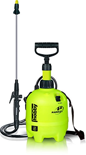 MAROLEX - Pulvérisateur À Pompe Manuelle HOBBY5 - Avec Lance Droite Et Bretelle - 4 Bar Max - Pour Jardinage - Capacité 5 L