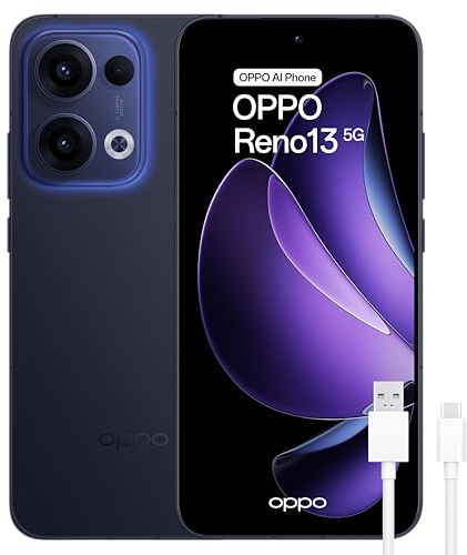 RENO13 5G/MTK DIMENSITY 8350 /256GB/12GB/6,6/50MP/5.600MAH/80W BLUE + CABLE USB-C