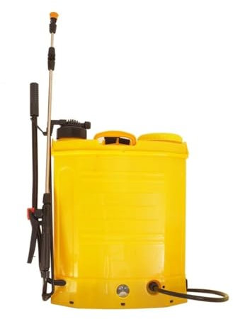 21 SHOP® Pompa a Spalla Zaino18 L per Disinfestazione a Spruzzo, Nebulizzatore Atomizzatore a Pressione a Batteria e Manuale per Giardino, Ugello in Ottone regolabile Compatto Leggero ed ergonomico