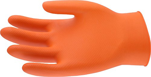 UCI DG-Maxim-OR Nitril-Handschuhe, puderfrei, Größe XL, Orange, 50 Stück