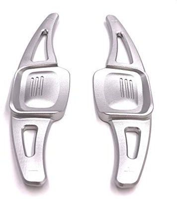 H-Customs Schaltwippen Shift Paddle kompatibel mit Golf 7 (nicht GTI R GTD) Arteon Golf 8 T-Rock Silber