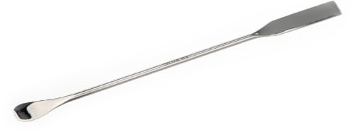 Bochem MN-0531 18/10 Espátula de acero inoxidable, 180 mm de longitud total x 8 mm de ancho x 25 mm de longitud