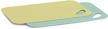 Zeller 26155 Schneidematten-Set, 2-TLG. Kunststoff, Limone/Mint, ca. 29 x 19 cm, Schneidebrett, spülmaschinenfest