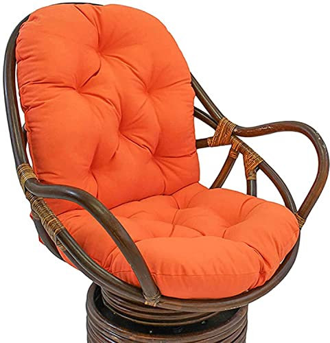 TMXK Cojines Papasan Silla para Mecedora Jardin Exterior Cojin Balancin Sillas Terraza Respaldo Sillon Tumbona Cojin Columpio Sofa Sillones Funda Colchoneta 120 x 60cm (Sin Silla)