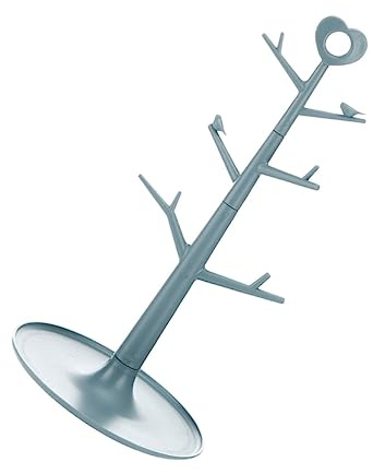 MAGICLULU Elegante Portabicchieri in Plastica - Portaoggetti Per Lo Scarico Con Ripiano Per Bicchieri