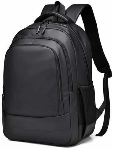 Zaino impermeabile, zaino con grande capacità, borsa per computer con più scomparti, zaino per la scuola, zaini da giorno casual per lavoro, scuola, viaggi, Nero , taglia unica, Casual