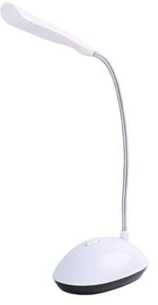 WOEIFGV Battery Powered LED Desk Lamp 360 Degree Rotation Adjustable Gooseneck Hose Eye for Study Table Reading Night Lights