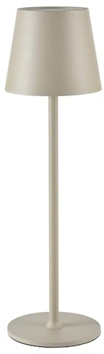 Zoeger Tischlampe Kabellos, Dimmbare Tischleuchte Akku LED mit 3 Farbtemperatur, Stufenlos Dimmbar, Touch Lampe mit USB-C Aufladbar für Outdoor Nachttisch Esstisch Camping