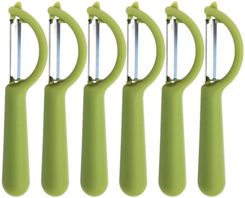 Cabilock 6piezas Pelador De Multifunción Unidades Resistente Al Desgaste Práctica Herramienta De Cocina
