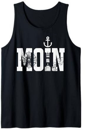 Moin Moin Norddeutschland! Maritimes Norddeutsch Outfit Tank Top