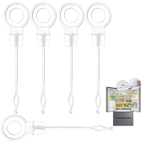 UYVPAER 5 Pezzi Universali Per Frigorifero E Congelatore,Foro Di Scarico Per Frigorifero,Foro Di Scarico Per Stantuffo Refrigerazione,Stantuffo In Plastica,Accessori Per Lo Scarico (9.5 Cm)