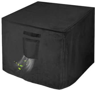 Copertura per Focolare Esterno - Impermeabile per Focolare | Copertura Portatile Quadrata per Giardino Campeggio Cortile Viaggio in Terrazza Balconi Esterni