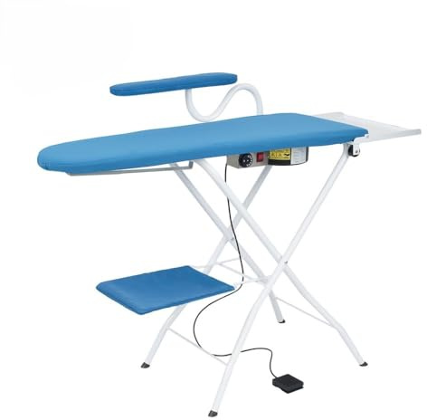 EOLO Asse da Stiro AS03 V5 Professionale Piano Riscaldato Aspirante Stabile Richiudibile Termostato Regolazione Temperatura Altezza Regolabile Braccetto Stiramaniche Garanzia 5 Anni A++ Made in Italy