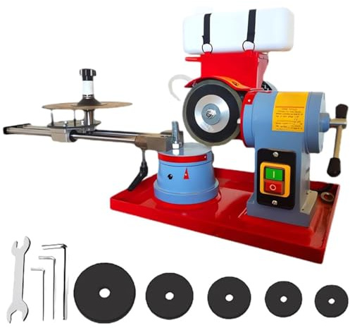 Circular Saw Blade Sharpener, 370W Grinding Machine with Water Injection, 2850RPM for Carbide Tipped Blades, Ideal for 80-700MM Woodworking and Industrial Cutting