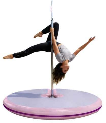 Exercice De Fitness Pole Dance Crash Tapis, Coussin de sécurité gonflable, Coussin de Protection Idéal pour les Danseurs Débutants et
