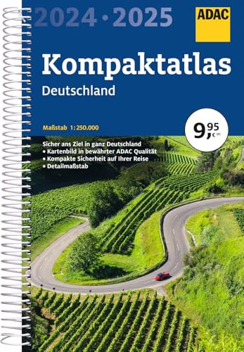 ADAC Kompaktatlas 2024/2025 Deutschland 1:250.000 (ADAC Atlas)