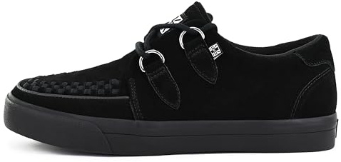 T.U.K Vlk D ring Creeper sneaker svart mocka, unisex vuxen låg