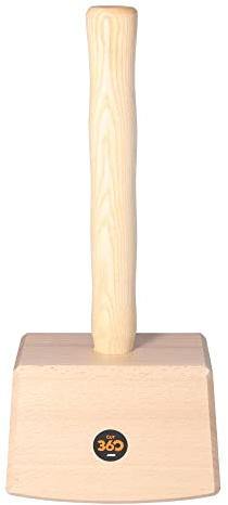 Wooden hammer and mallet