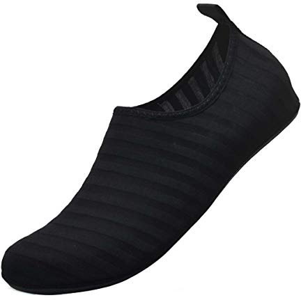 AUXDIQ Schwimmschuhe Badeschuhe Aquaschuhe Surfschuhe Wasserschuhe Strandschuhe Barfuß Schnell Trocknend für Damen Herren Kinder
