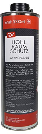 SDV Chemie Hohlraumschutz 6X 1 Liter Hohlraum Versiegelung 1L 1000ml KFZ Auto Hohlraumwachs Rostschutz