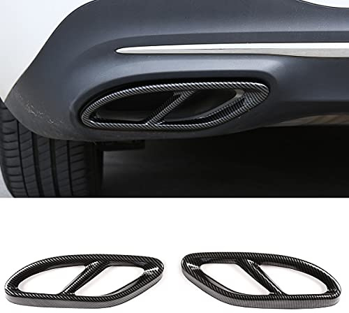 Edelstahl-Rohr Throat Auspuff Ausgänge Heckrahmenabdeckung Trim Für W213 W205 Coupe W246 W216 GLC GLE GLS CLA