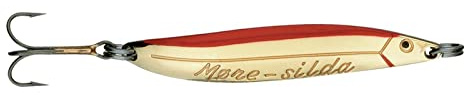 Blue Fox MORESILDA Spoon 15g/18g/22g/32g Blinker für Meerforelle Lachs Huchen, Farbe:Gold/Red, Gewicht g:15,0