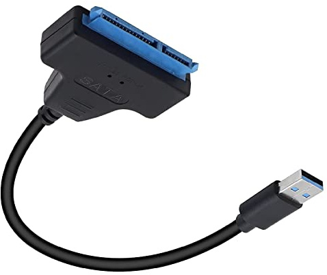 SATA a USB3.0 Cable Adaptador Disco Duro SATA III Cable Convertidor Externo para 2.5 pulgadas SSD y HDD Soporte Transferencia Datos UASP