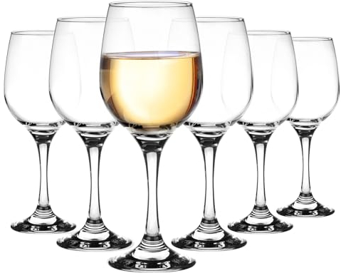Glasmark KROSNO 1992 Juego De 6 Copas De Vino De 0,3 L Vino Tinto Y Blanco Aptas Para Lavavajillas Transparente 6 x 300 ml