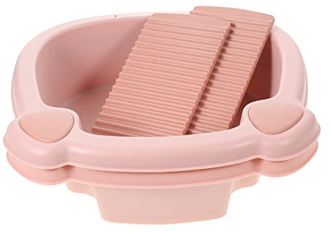 Healifty 2 Pz Lavabo Per Bucato Secchio Della Biancheria Vasca Di Lavaggio Secchio Di Lavaggio Panni Per Lavare i Bambini Lavare i Vestiti Per Il Bambino Neonato Plastica Lavello Addensare