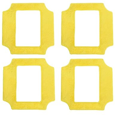 DKSooozs Lot de 4 lingettes carrées universelles pour nettoyeur de vitres Purerobo W-S3 S4/3S/5