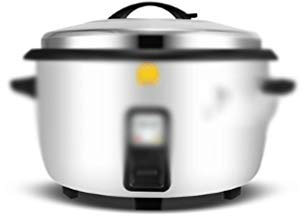 Olla eléctrica, gran capacidad, calentamiento rápido, cocción al vapor integrada, operación clave, utilizada a menudo para arroz al vapor